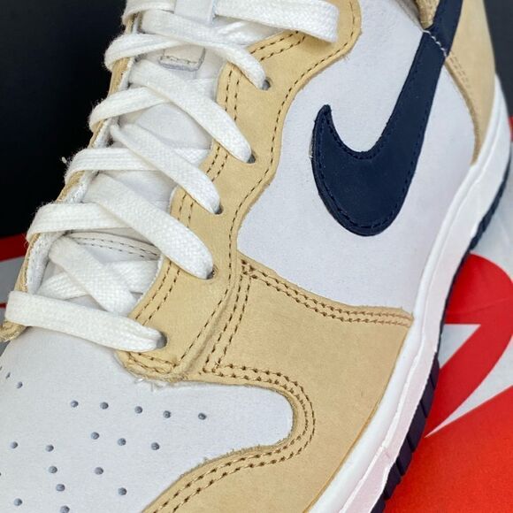 Nike Dunk High Premium 'Sesame Obsidian' womens sneaker shoes size 7.5 - Picture 4 of 10